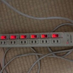 延長コードNOATEK 6口電源タップ1500Wの画像