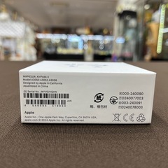 【ジャングルジャングル岸和田和泉インター店】☆未使用品☆ Apple AirPods4 MXP63J/A ワイヤレスイヤホン アップル エアーポッズ 家電 和泉市 堺市 岸和田市 泉大津市 高石市 泉北郡熊取町の画像