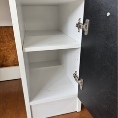 J2001   ドレッサー　三面鏡　化粧台　使用感あり　イス欠品　の画像