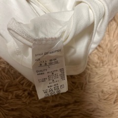 白Tシャツ（黒レース）の画像