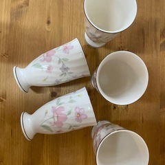 花柄　　器　　5点の画像