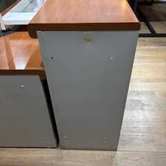 ハイカウンター 木天板 カウンター 多収納 書庫 事務所 事務用品の画像