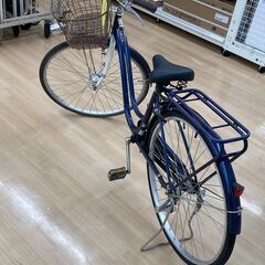 A-381★ジモティ割引あり★【リユースのサカイ野々市店】自転車　ブルー　オートライト　27インチの画像
