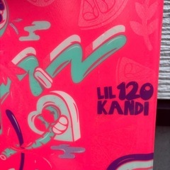スノーボード（ビンディング付）K2／KANDI 120cmの画像