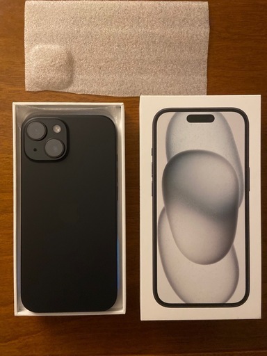 【美品】iPhone15 ブラック 128GB SIMフリー 本体