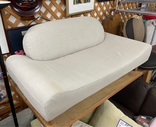 ミキモク 2Pソファー ベージュ 中古