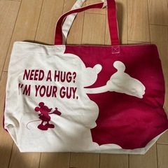 ミッキー UNIQLO トートバッグの画像