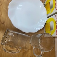 ディッシュ5枚　　🍻ジョッキ2点の画像