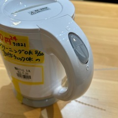 【電子ケトル0.8L】【KOM】クリーニング済み【管理番号31021】野の画像