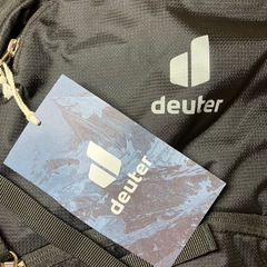 新品未使用　deuter ドイター バックパック　ルガーノ　黒　20リットルの画像