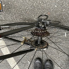 クロスバイク風自転車　美品の画像