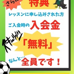 先着６名サッカーレッスンの画像