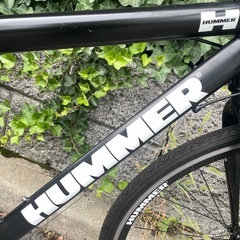 🔵中古🔵　HUMMER　クロスバイク　キレイ✨　SHIMAN外装6段変速　西宮市　点検調整永久無料✨　整備済み　洗車済み　中古自転車の画像