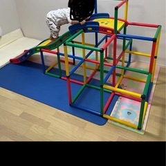 滑り台ジャングルジムの画像