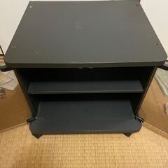 キャスター付TV台とターンテーブル　セットでの画像