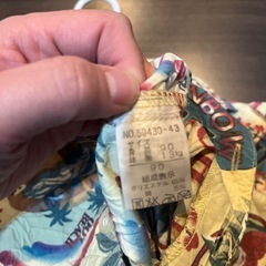 ロンパース　アロハシャツの画像