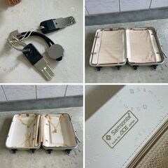 7JB2373 スーツケース サムソナイト Samsonite ACE 01732 カギ付 キャリー 旅行 バッグ ハードケース トラベルケース かばん 4輪 タイヤ W58×D29×H80の画像