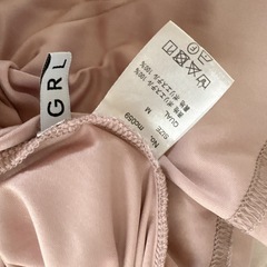 GRLピンクワンピースの画像