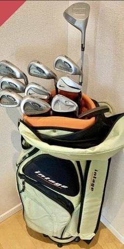 【受付終了】Callaway ゴルフクラブアイアンセット ミズノキャディバッグ付き