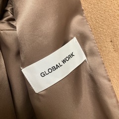 ダッフルコート　グローバルワーク　メンズ　ブラウン　Mサイズの画像