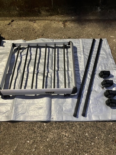 スーリー　ルーフキャリアと取り付けバーのセット（ジムニーJB23 ルーフレール車等に）