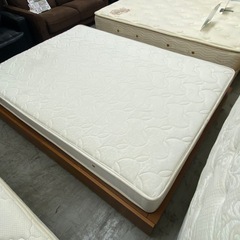 【愛品館 江戸川店 】 引き出し付き ダブルベッド RESTONIC（レストニック）の画像