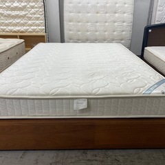 【愛品館 江戸川店 】 引き出し付き ダブルベッド RESTONIC（レストニック）の画像