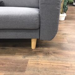 【ジャングルジャングル広陵店】家具　ソファー　2人用　グレー　【ジモティー特別価格！！】の画像
