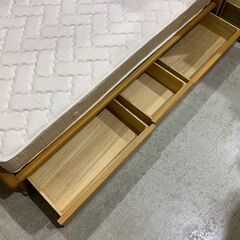 かねたや｜床下収納付｜セミダブルベッドの画像