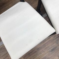 【ジャングルジャングル広陵店】家具　イケア　ダイニングセット2人用　椅子付き　ブラック　【ジモティー特別価格！！】の画像