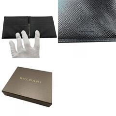 ブルガリ BVLGARI 二つ折り財布 マネークリップ ブラックの画像