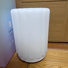 Francfranc 超音波式加湿器 コトン ホワイトの画像