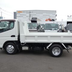 H27　3トン　キャンターダンプ　 電動ミラー　メッキパーツ　MT　250952の画像