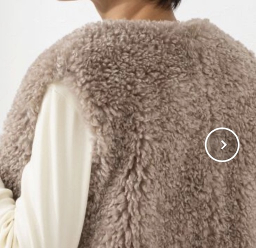 美品　ノーリーズ　フェイク　シープ　ファー　ベスト