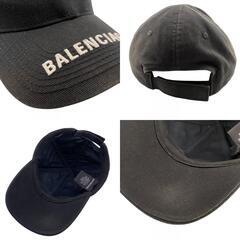 バレンシアガ BALENCIAGA キャップ ブラックの画像