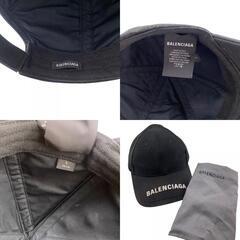 バレンシアガ BALENCIAGA キャップ ブラックの画像