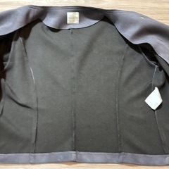 美品　ノーリーズ　ダンボールスエード　ライダース　ブルゾン　38の画像