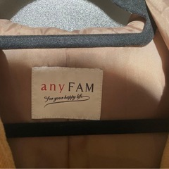 anyFAM アウター　レディース　コートの画像