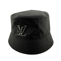 ルイヴィトン LOUIS VUITTON ハット LVスマッシュレイン M7725L ブラックの画像