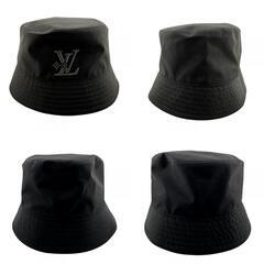 ルイヴィトン LOUIS VUITTON ハット LVスマッシュレイン M7725L ブラックの画像