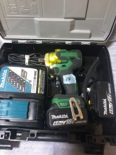 マキタ18vインパクトレンチTW281D中古美品オリジナルハウジング