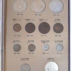 レア硬貨多数!!【全80枚 1802円8銭6厘分 日本近代コインアルバム】硬貨 鋳造貨幣 明治 大正 昭和 札幌 北20条店の画像