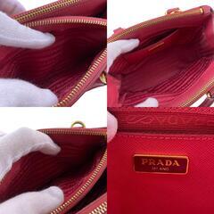 プラダ PRADA ハンドバッグ ガレリア ミニハンドバッグ ピンクの画像