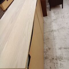 リユースのサカイ栃木店★ジモティ割あり★  チェスト ベージュ W160.5×D48.5×H77.5 クリーニング済み TC11225の画像