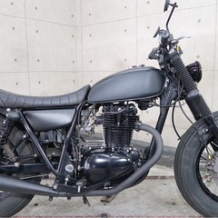 Kawasaki 250TR マッドブラックカスタム 美車 セル一発の画像