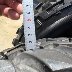 APIOワイルドボア SRアイアンブラック15インチ＋ブリヂストンDUELER M/T 215/75R15 5本セット　内1本タイヤ未使用品の画像