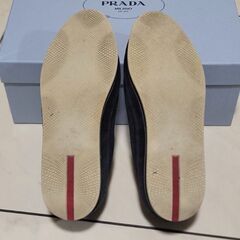 PRADA プラダ スリッポン ネイビー サイズ37 箱付きの画像