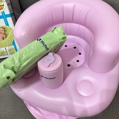 リッチェル　ベビーバス　ベビーチェアセットの画像