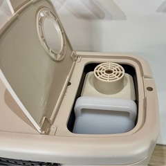 QUADS スチーム加湿機能付電気ストーブ  QD213 2022年製 小型 中古の画像