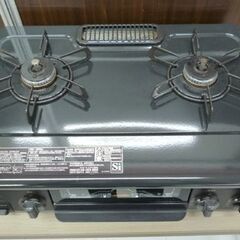 Paloma LPガス用 ガステーブル IC-S37-R 2021年製 右強火 水無し片面焼きグリル パロマ ガスコンロ プロパンガス用 苫小牧西店の画像
